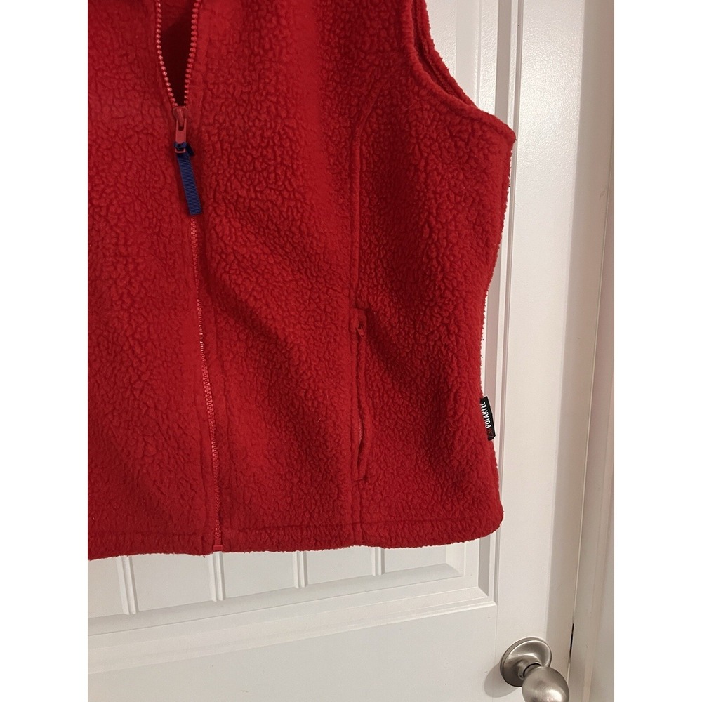 Cabelas Vest Womens ‎ Large L Sleeveless Sherpa Fleece Zip Outdoors Ladies AA - Picture 5 of 7